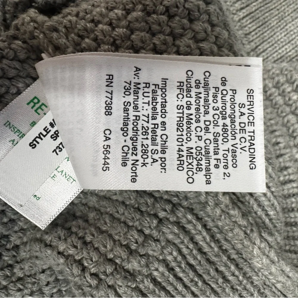 J.Crew‎ Men’s Gray Quarter Zip Waffle Knit Sweater | Business Casual 100% Cotton